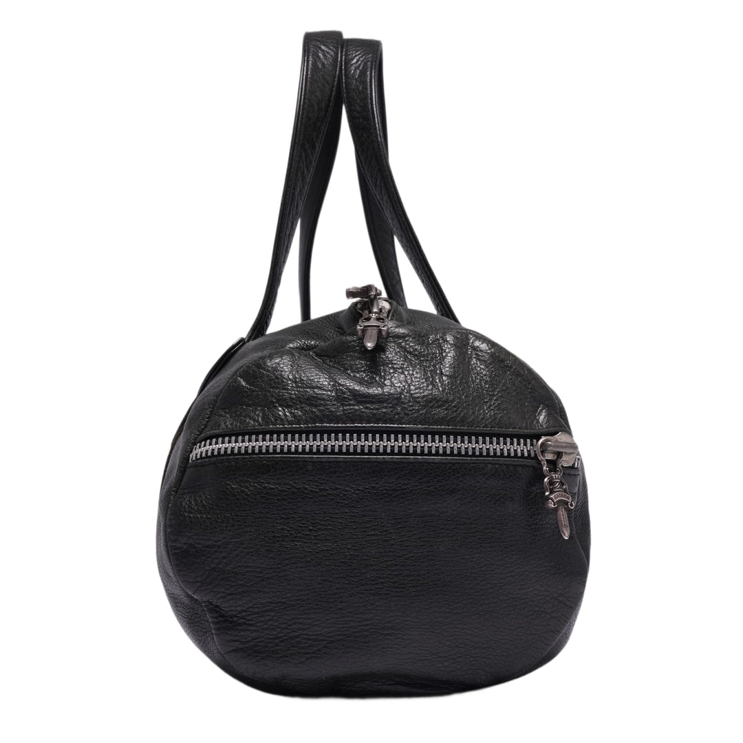 CHROME HEARTS 'BLACK' DUFFLE ZIP BAG