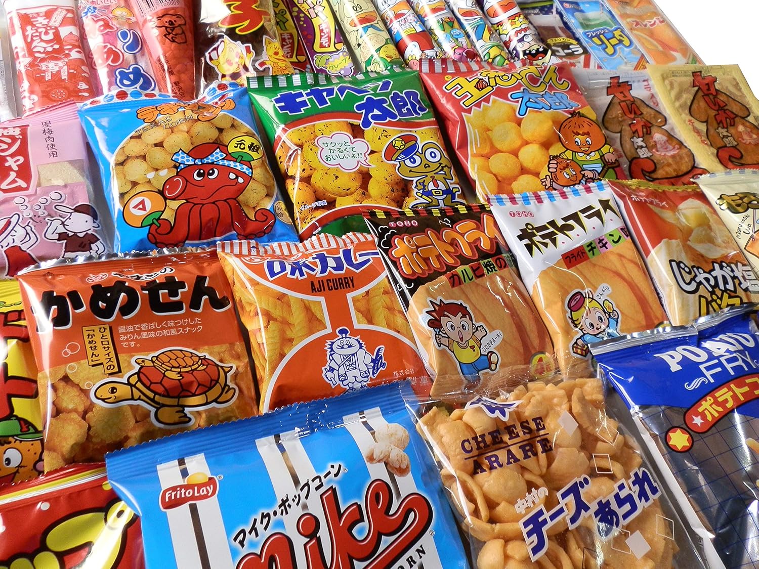 Japanese Snacks Assortment Set, 130 Pieces