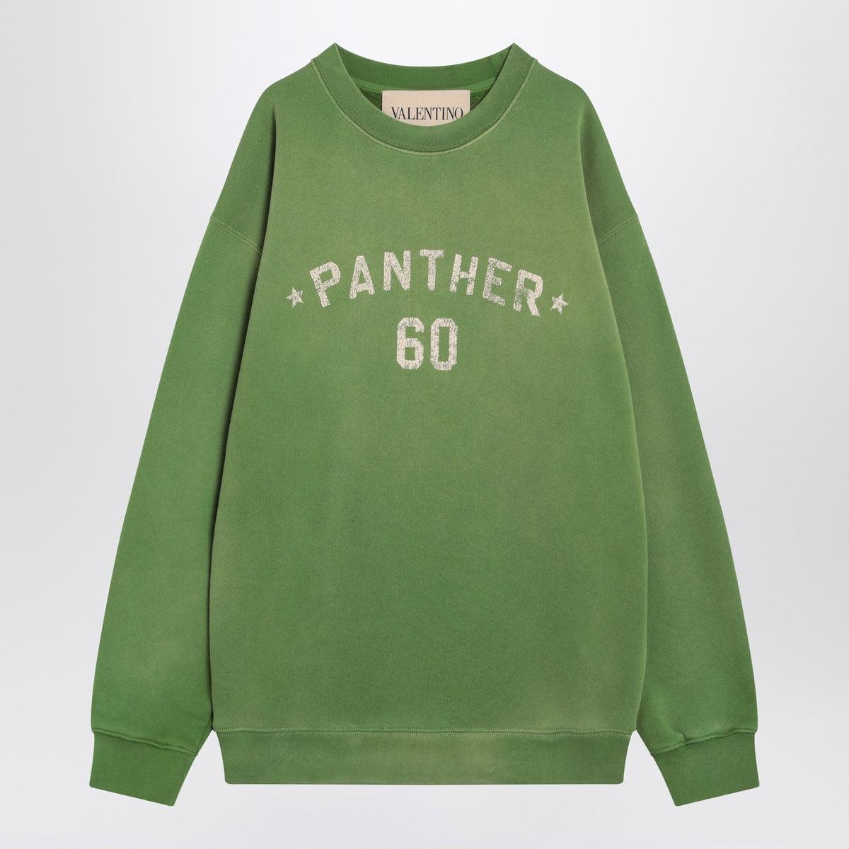 Valentino バレンティーノクルーネックスウェットシャツシェズバレンティーノグリーン - Image 4
