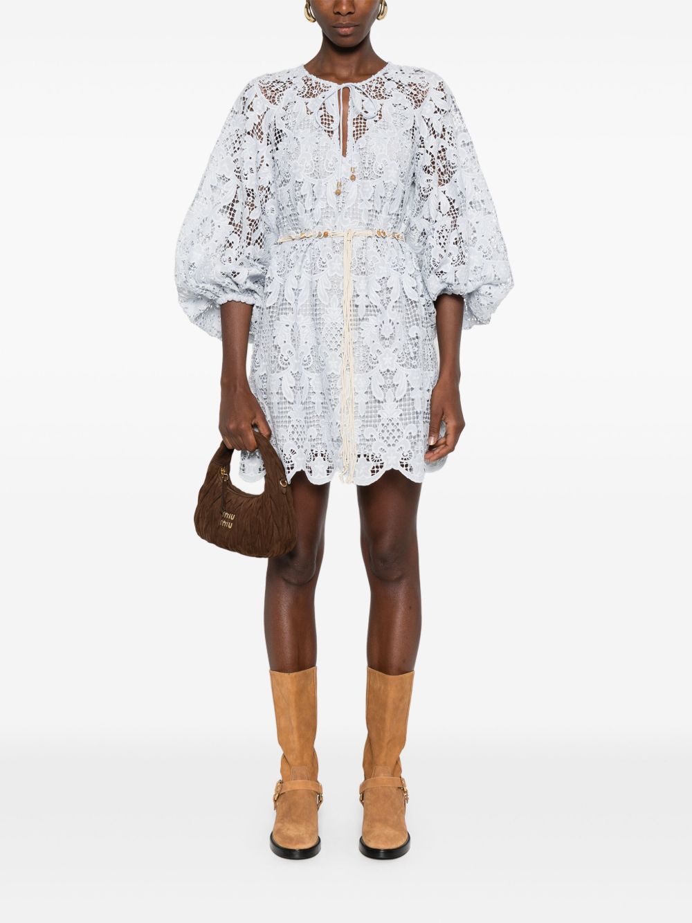 Zimmermann ZIMMERMANN COCO LACEミニドレス - Image 4