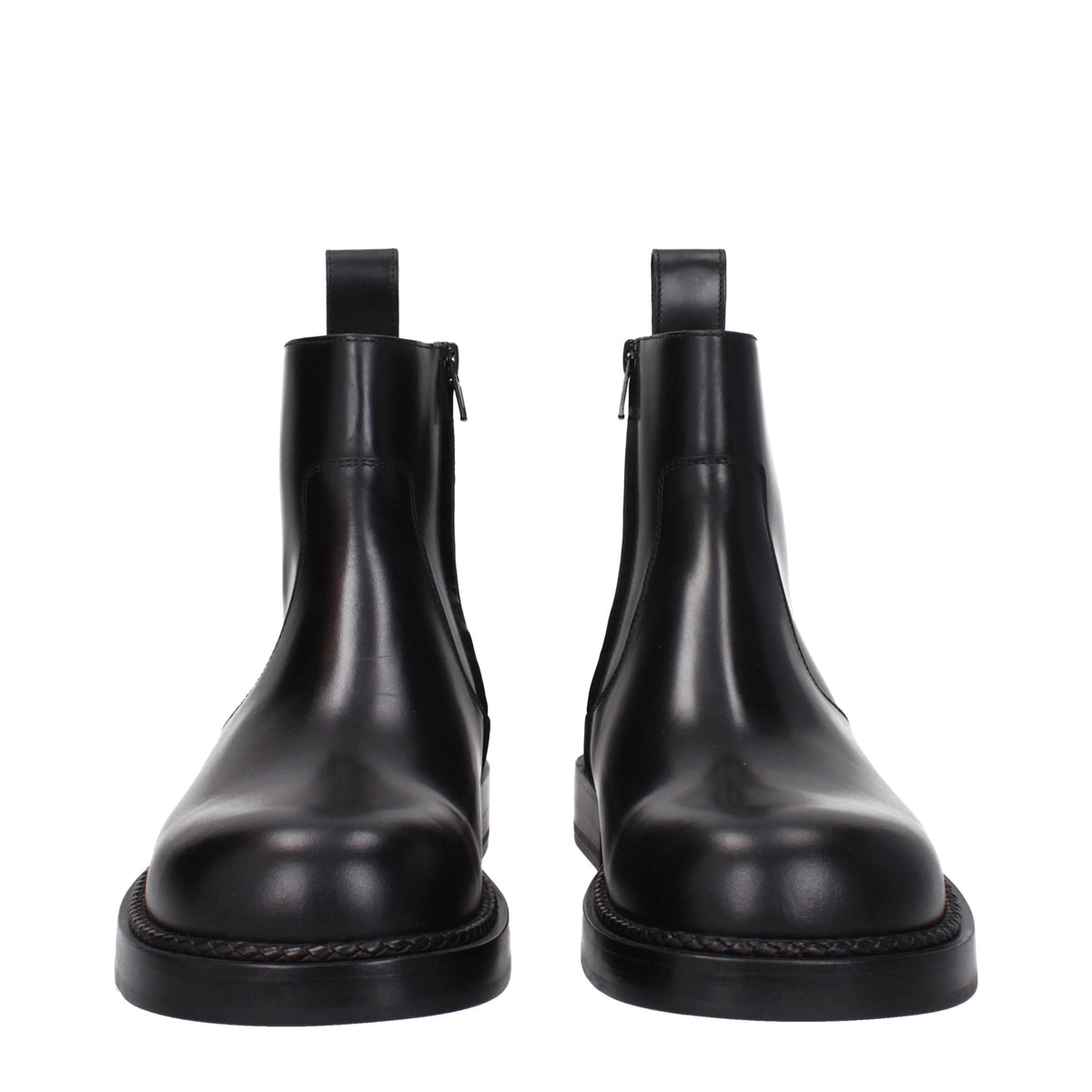 Bottega Bottega Veneta Boots Men Leather Black - Image 4