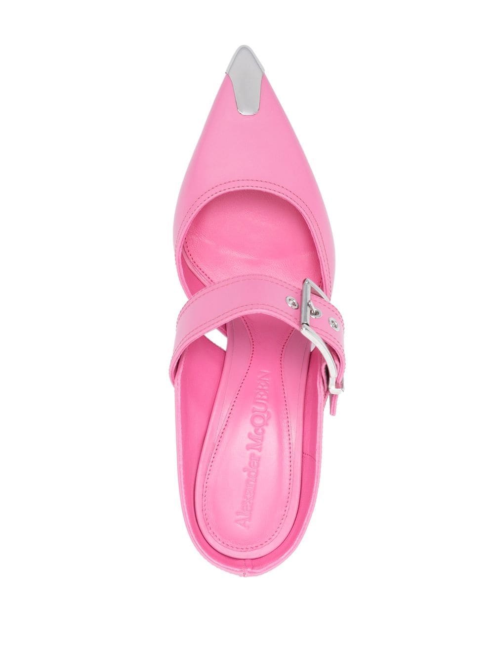Alexander McQueen アレクサンダーMCクイーンパンクバックルレザーラバ - Image 4