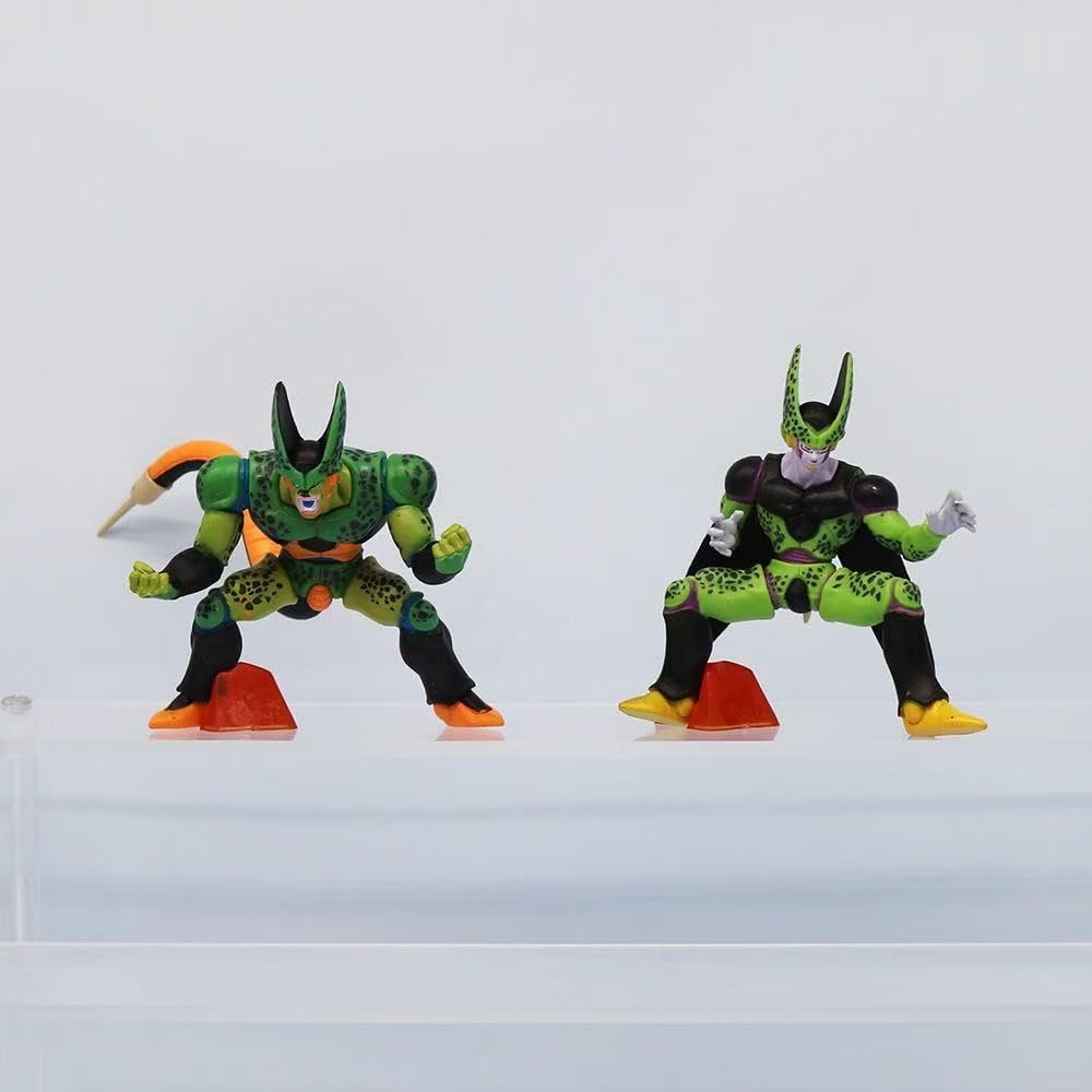 ドラゴンボール セル フィギュア 8種類セット、セルの一生 完全体、自爆形態、セルジュニア、コレクション、PVC製、卓上装飾、車飾り [並行輸入品]