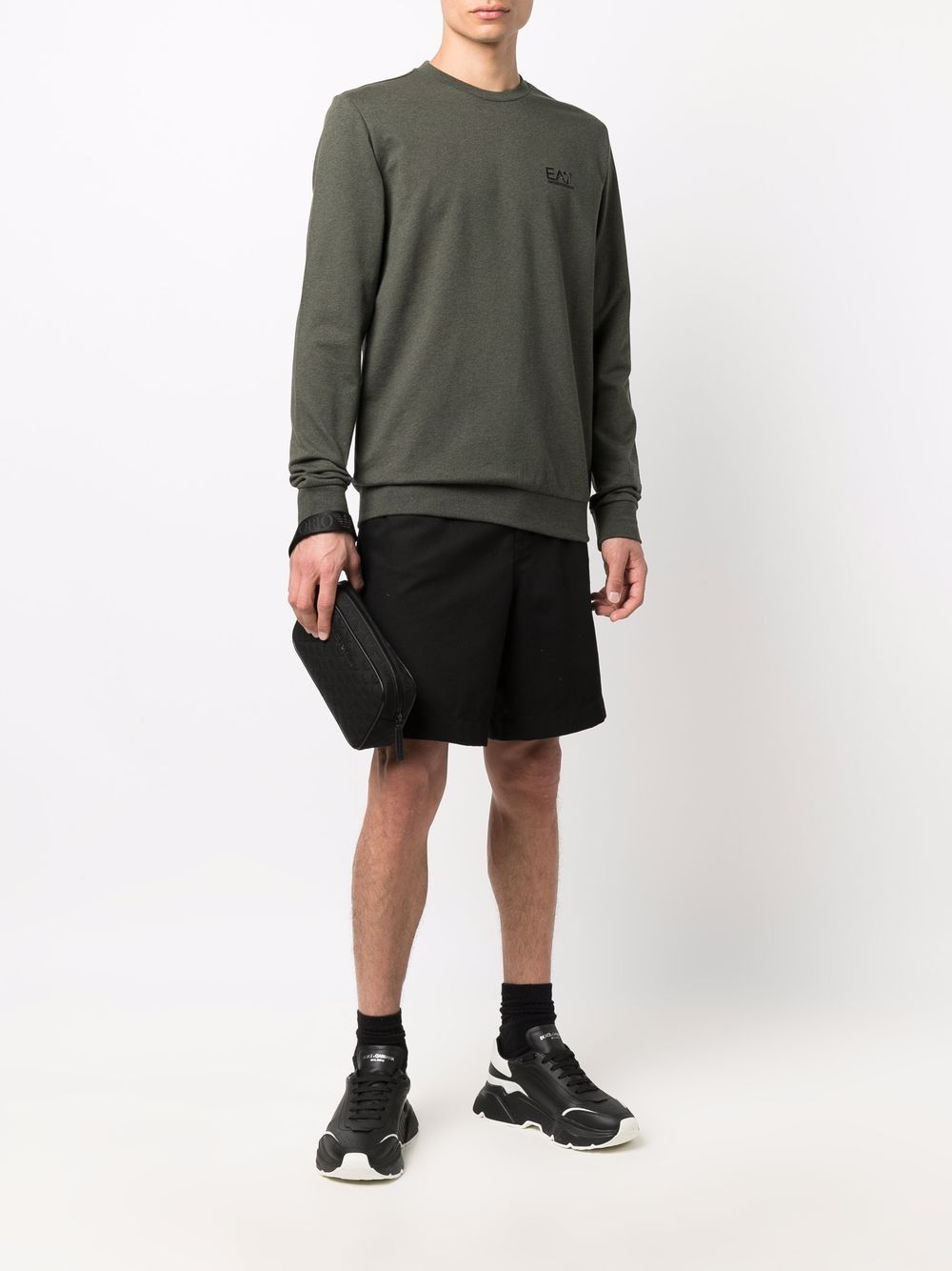 Emporio Emporio Armani Exclusive Allover Logo Wash Bag - Image 4