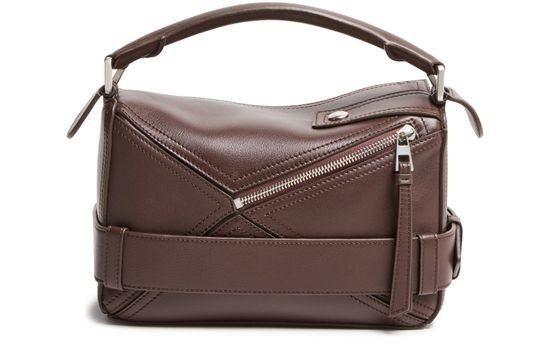 LOEWE Small Puzzle Biker bag in shiny calfskin - Image 4