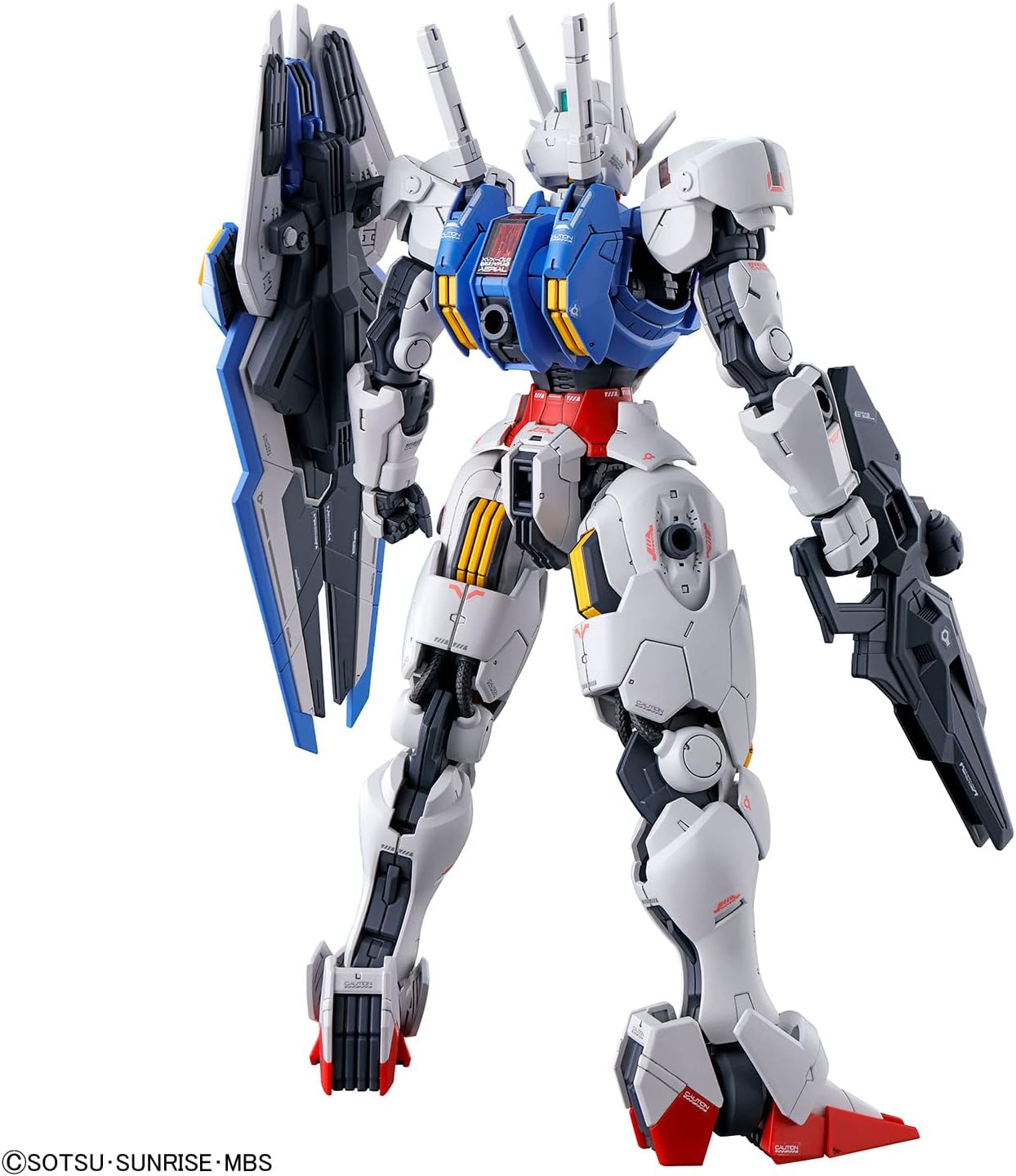 BANDAI SPIRITS(バンダイ スピリッツ) FULL MECHANICS Mobile Suit Gundam: The Witch from Mercury Gundam Aerial 1/100 Scale Color-Coded Plastic Model Kit