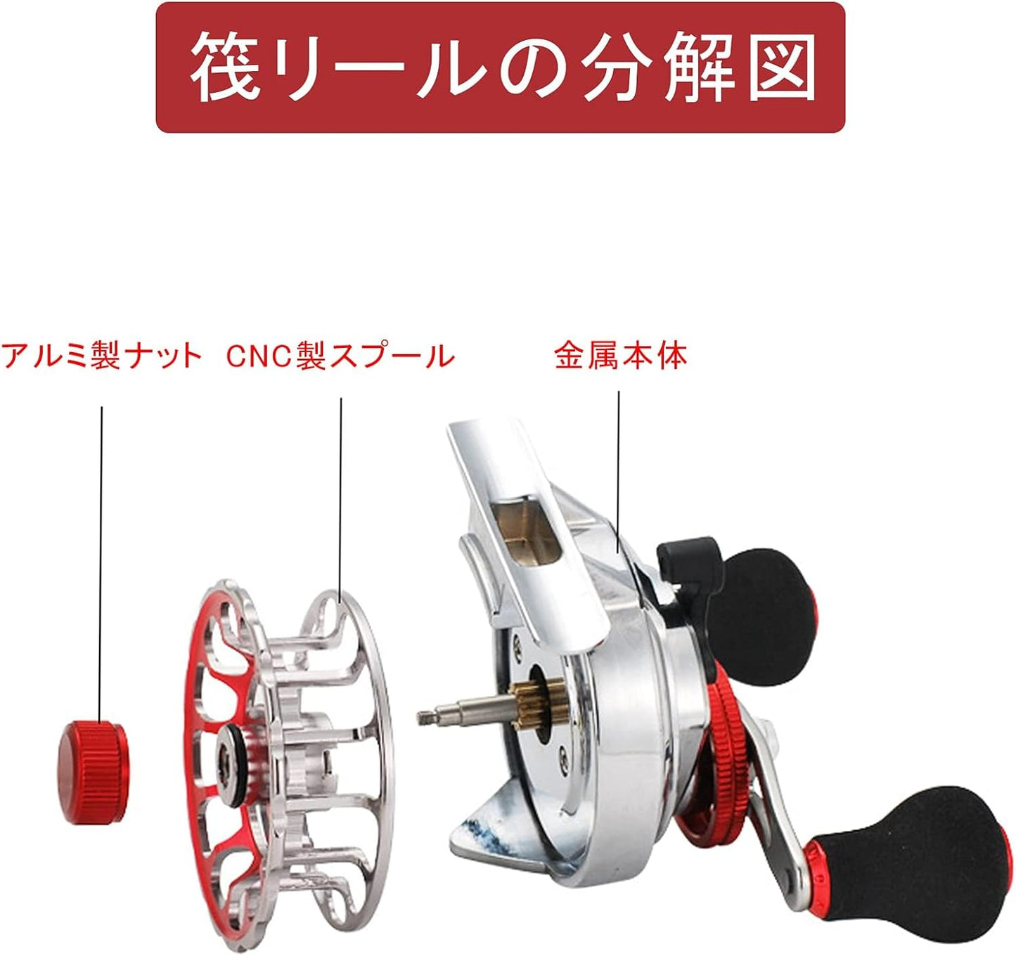 Raft Reel, Chin Reel, Squid Reel, Raft Fishing, Drop In, 3.6:1 Gear Ratio, 10+1BB, Ice Fishing, Left/Right Winding, Maximum Drag Force 11.0 lbs (5 kg)