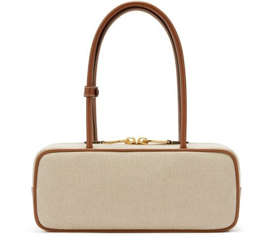 MIU MIU Leather and fabric Beau bag - Image 4