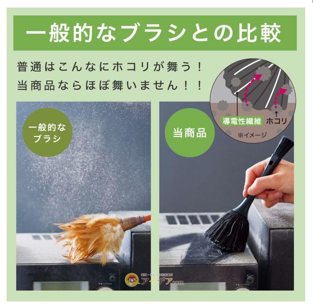 Cogit Computer Desk Dust Removal Brush, Conductive Fiber, Household Appliances, Dust Gap Workers