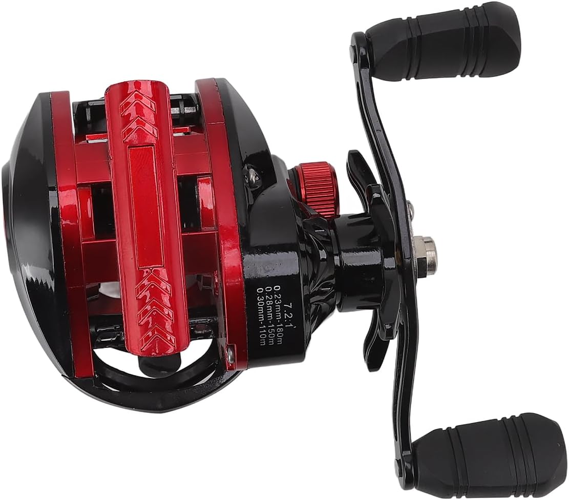 Chinu Reel, Sea Bream Reel, Raft Reel, Caset Fishing, Fly Fishing Reel, Left/Right Hand, 7.2:1 Gear Ratio, 17+1BB, Maximum Drag Force, 17.6 lbs (8 kg), Ice Fishing, Boat Fishing, Throwing, Waterproof,