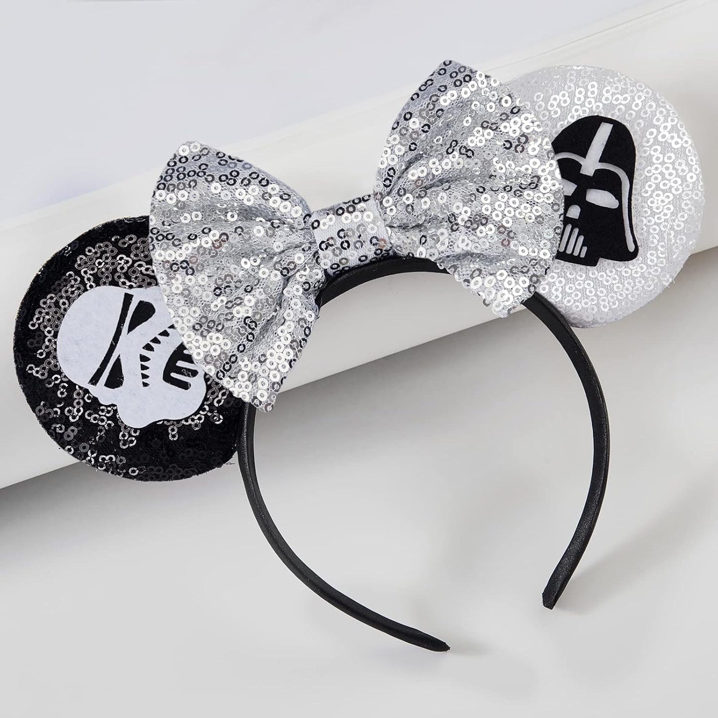 FANYITY Serre-tête oreilles de souris à paillettes pour garçons filles femmes
