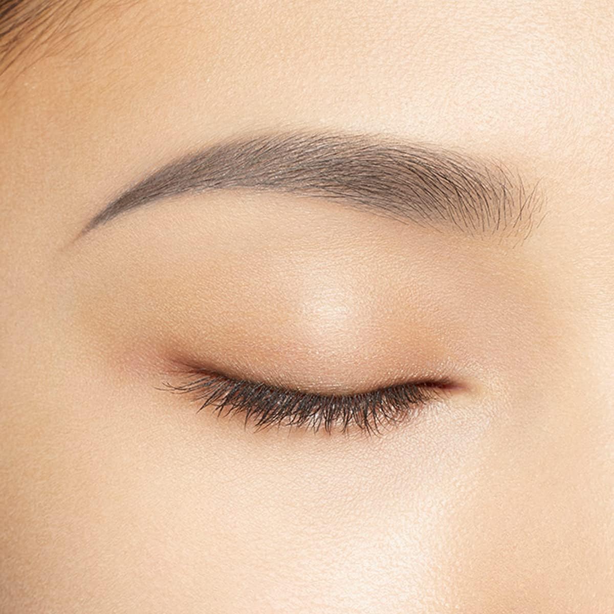 Kiss Me Ferme Cartridge W Eyebrow 04, Dark Gray, 2 in 1 Pencil and Powder, Cartridge Type Eyebrow Replacement