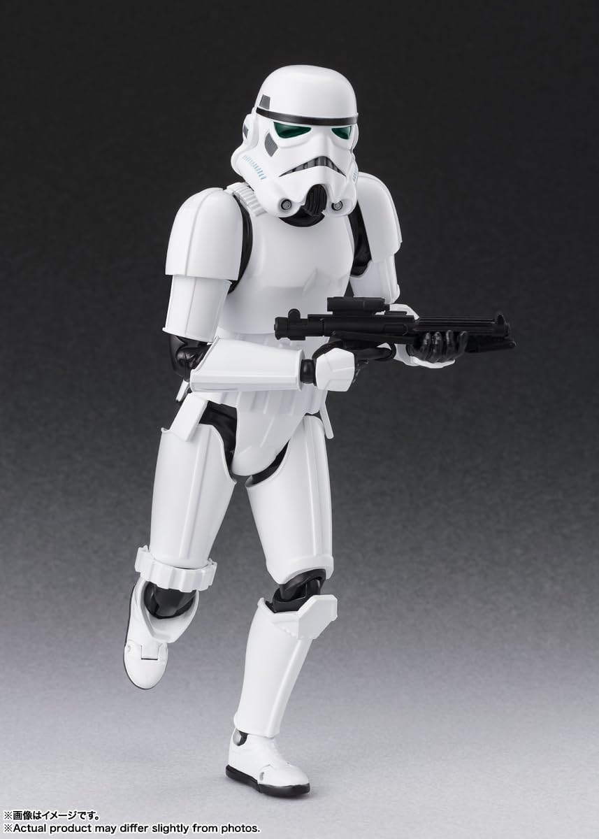 BANDAI SPIRITS S.H. Figuarts Star Wars Stormtrooper Classic Ver., Approx. 5.9 inches (150 mm), ABS & PVC Pre-painted Action Figure