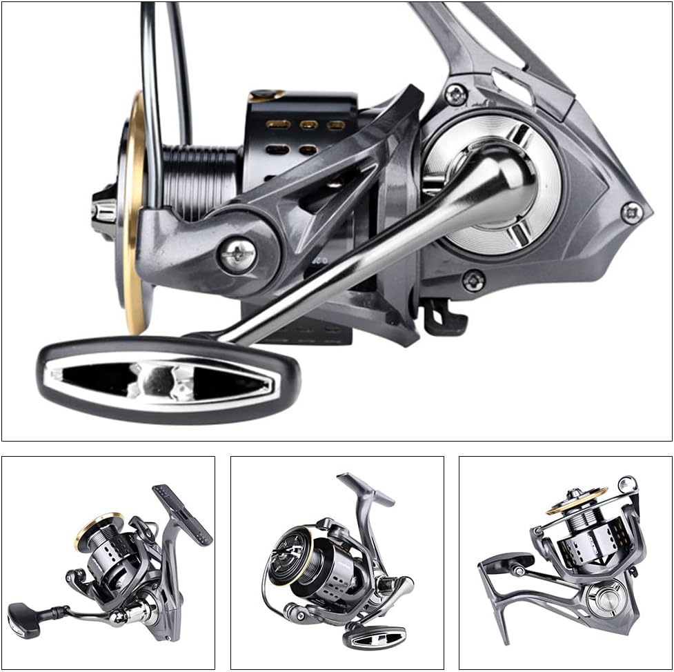 DA3000 Spinning Reel, Bait Reel, Sea Reel, Left/Right Interchangeable Reel, Comfortable Feeling, Freshwater Saltwater Fishing, Ideal for Beginners