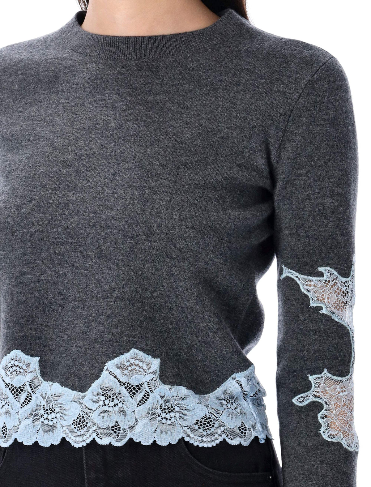 Self セルフポートレートセーターグレー - Image 4