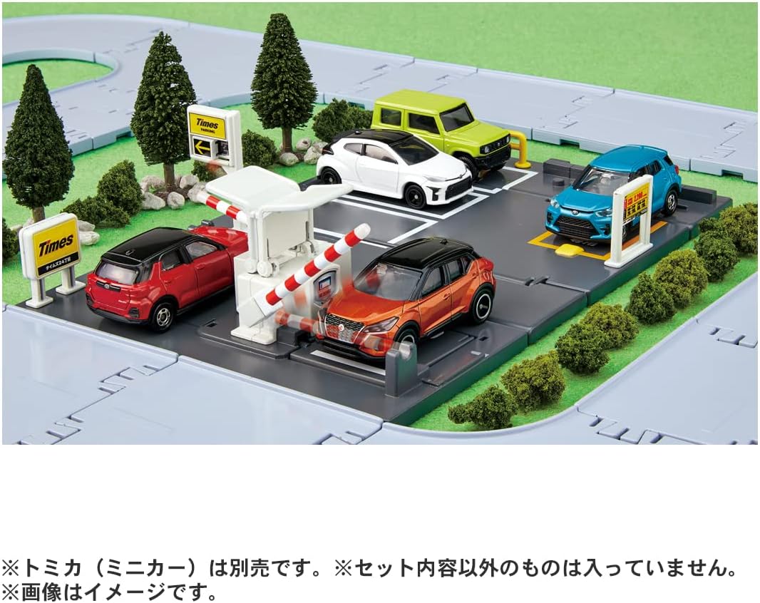 Takara Tomy (Takara Tomy) Tomica Tomica Town Times Parking Mini Car Toy, Unisex, Ages 3 and Up, Japan Toy Safety Standard ST Mark Certified Tomica