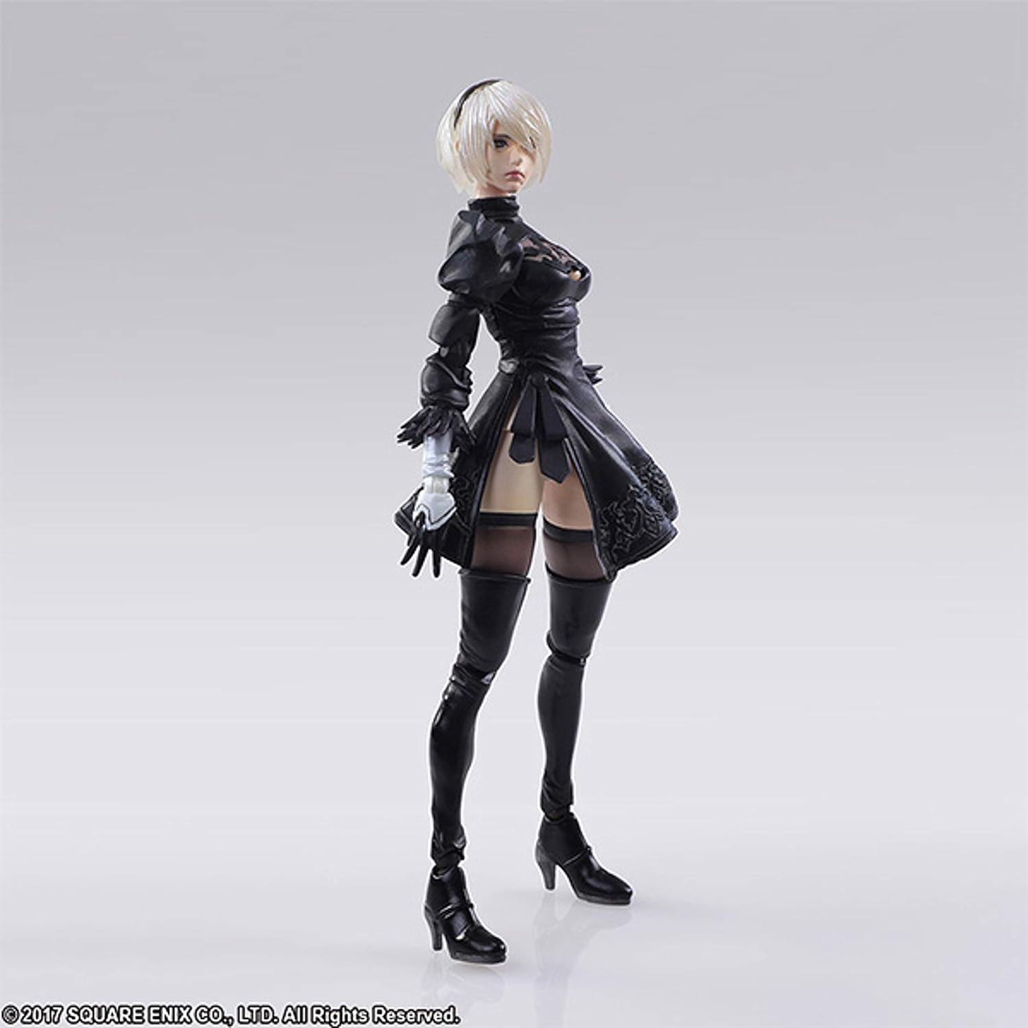 NieR:Automata, BRING ARTS, 2B & Machine Lifeform, Set of 2, Made of PVC, Painted, Movable Figure