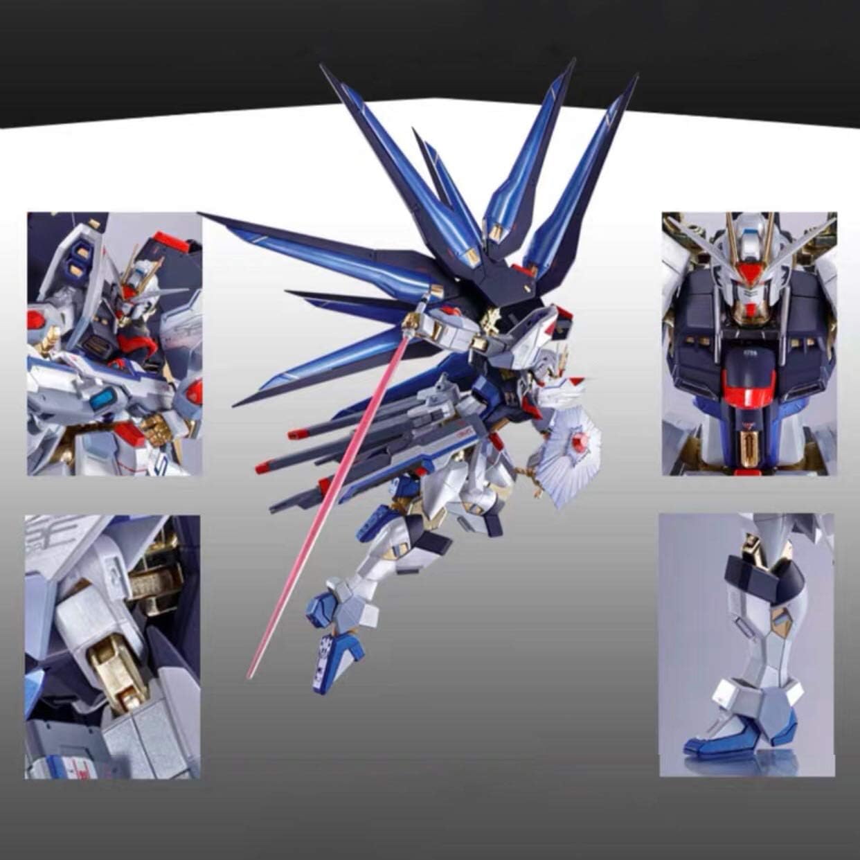 Metal Robot Spirits Mobile Suit Gundam SEED DESTINY [Side MS] Strike Freedom Gundam (Special Limited Version) Pearl & Titanium Finish