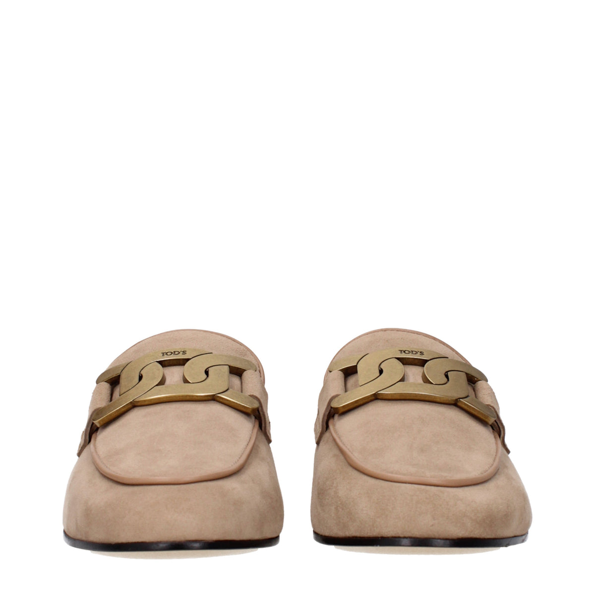 Tods トッド 'S Mocassini Woman Suede Beige/Cappuccino - Image 4
