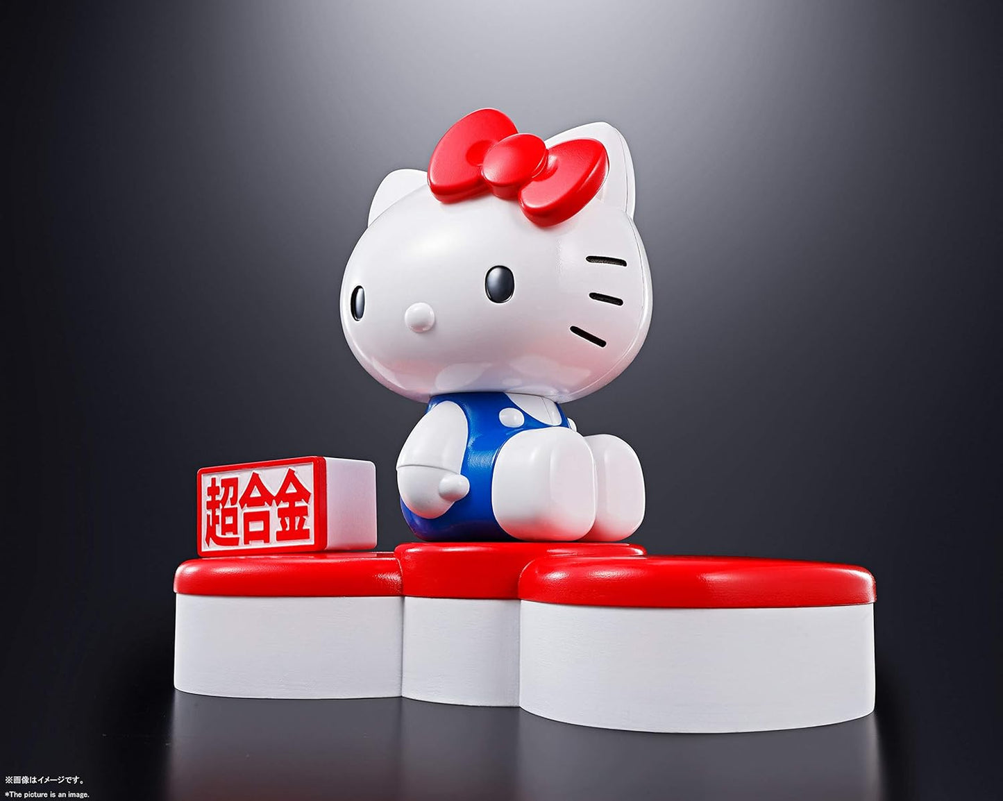 Tamashi Nations Super Alloy Hello Kitty (45TH ANNIVERSARY), Approx. 2.4 inches (60 mm), Die-cast & ABS Pre-painted Action Figure