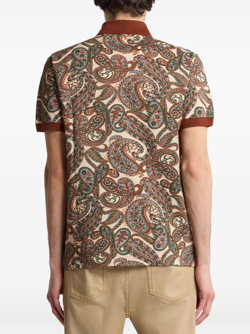 Etro Etro Paisley Print Polo - Image 4