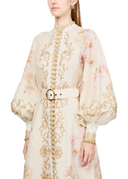 ZIMMERMANN Hypnotic buttoned midi dress - Image 4