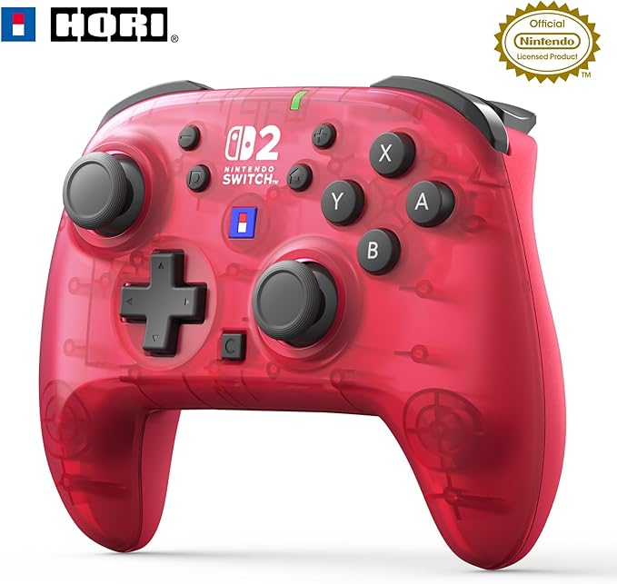 ワイヤレスホリパッド TURBO for Nintendo Switch™ 2 ルビーマゼンタ【Switch2・Switch両対応】