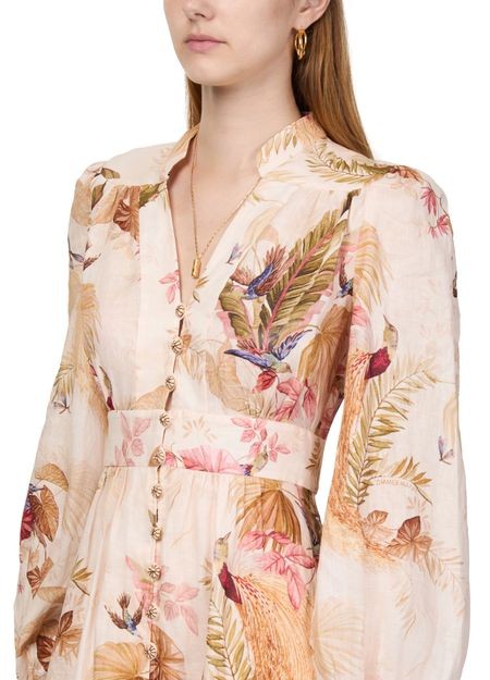 ZIMMERMANN Ascension plunge midi dress - Image 4