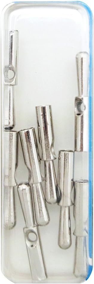 Waki Sangyo US-004 Tsuyu Tip Drop Shaped Umbrella Artisan Umbrella Ribs Tip Repair 8 Pieces Silver