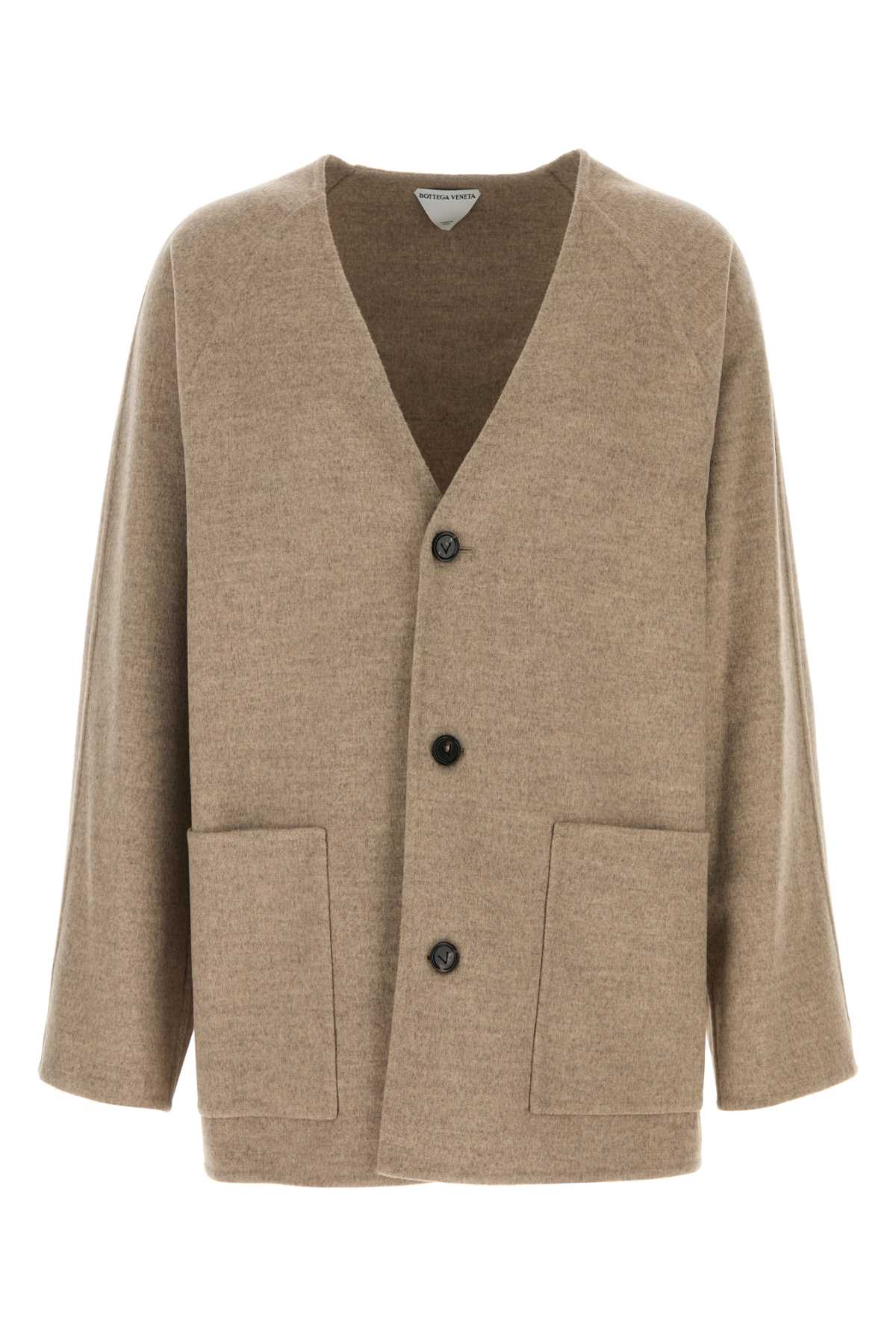 Bottega Bottega Veneta Dove Grey Wool Blend Cardigan - Image 4