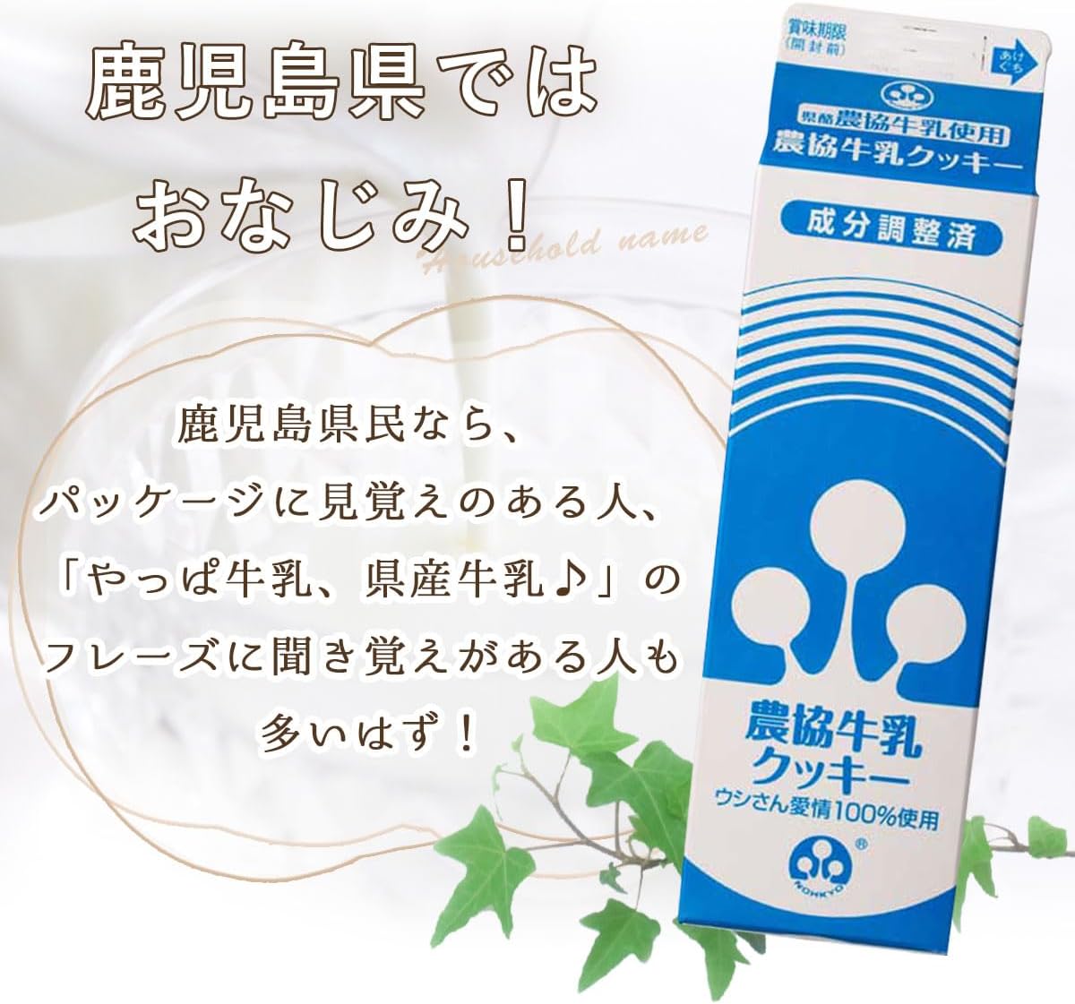Prefecture Dairy Kyoku Milk Cookies x 2 Boxes (24 Pieces)