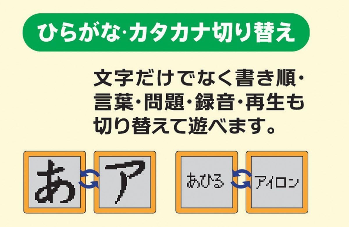 Gakken Learning Through Play A-I-U-E-O Kana Tablet