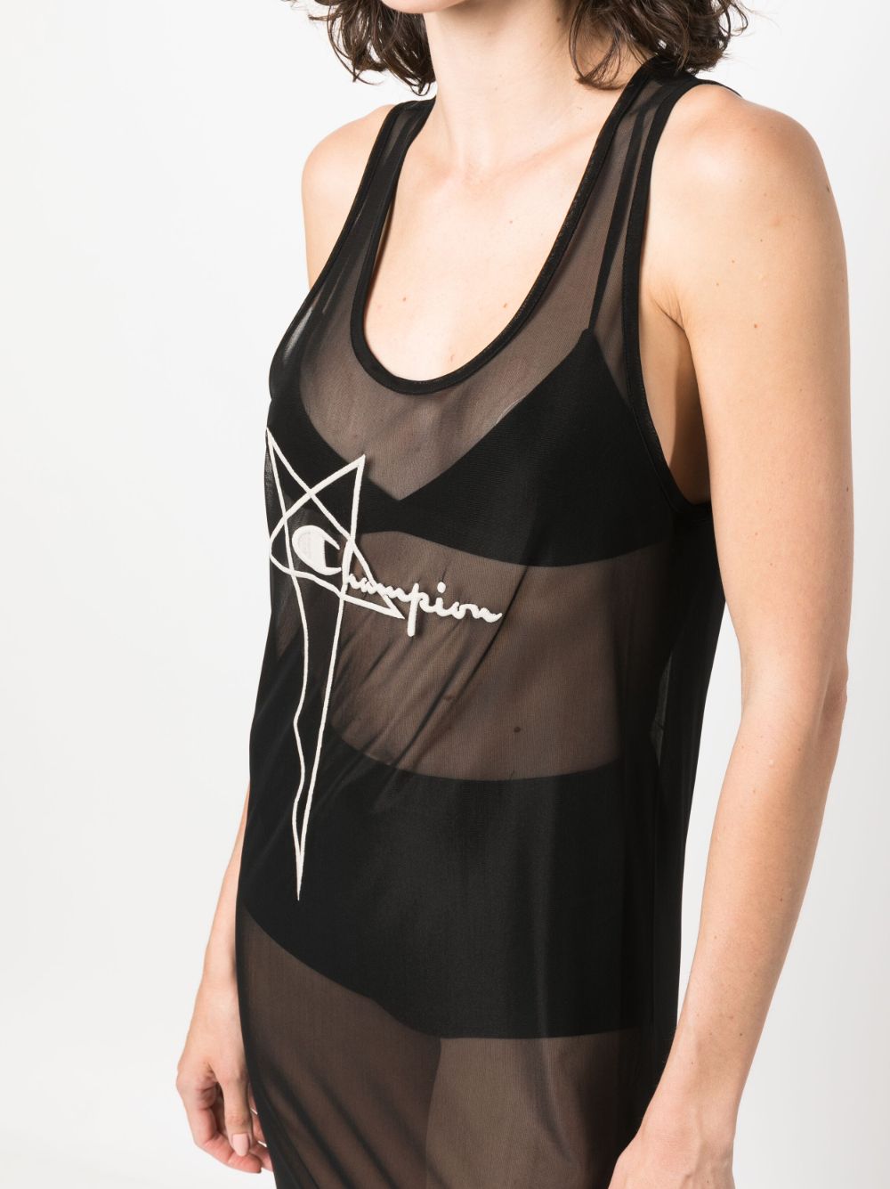 Rick リックオーウェンズXチャンピオンズロゴショートドレス - Image 4