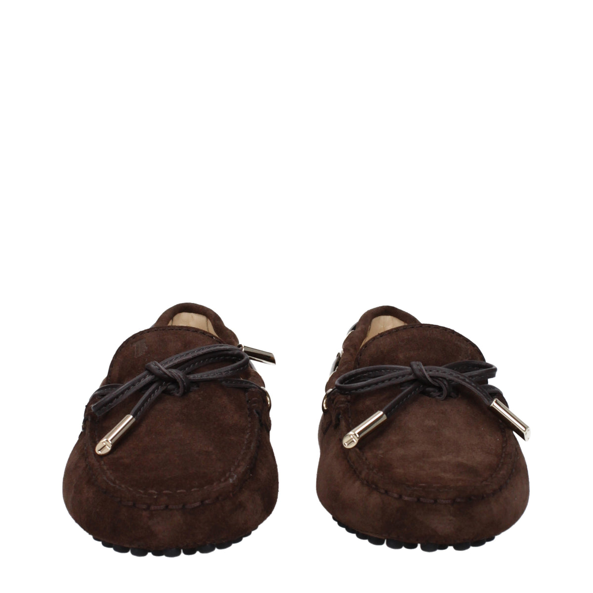 Tods トッド 'S Mocassiniの女性スエードブラウン - Image 4