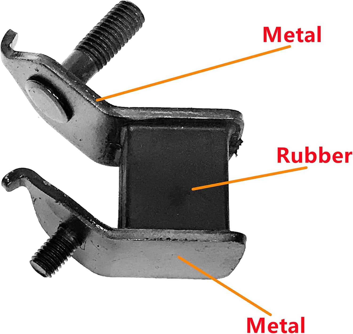 4つの同じ大きくて厚い防振ゴムマウントは、11HP 13HP 389CC 420CCガスジェネレーターの交換用、港湾貨物プレデター7000/8750W 7250/9000ワットのジェネレーターに代わるものです。