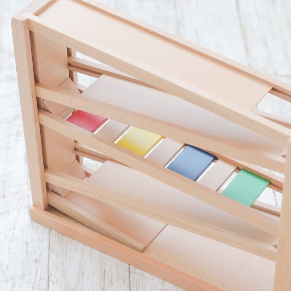 木製おもちゃのだいわ 吊橋ミニコースター（ビビットカラー） スロープ おもちゃ プレゼント スロープトイ 木のおもちゃ 男の子 女の子 動くおもちゃ 車 走る車 コースター 木製 木製おもちゃ ギフト用 クリスマス 誕生日