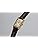 Seiko Selection Nano Universe Collaboration Wristwatch, Women's, Vintage Style, Case: Yellow Gold, Dial: Light Gold, Band: Brown, 1 piece, Square Quartz (Battery)