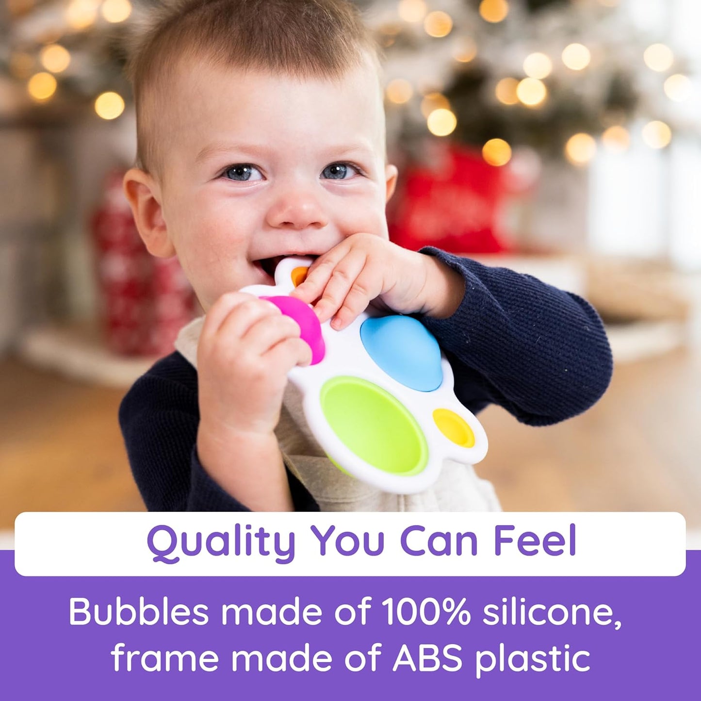 ファットブレイン(Fat Brain Toys) 赤ちゃんおもちゃ 1個 ディンプル 指先知育 【正規品】 FA192-1