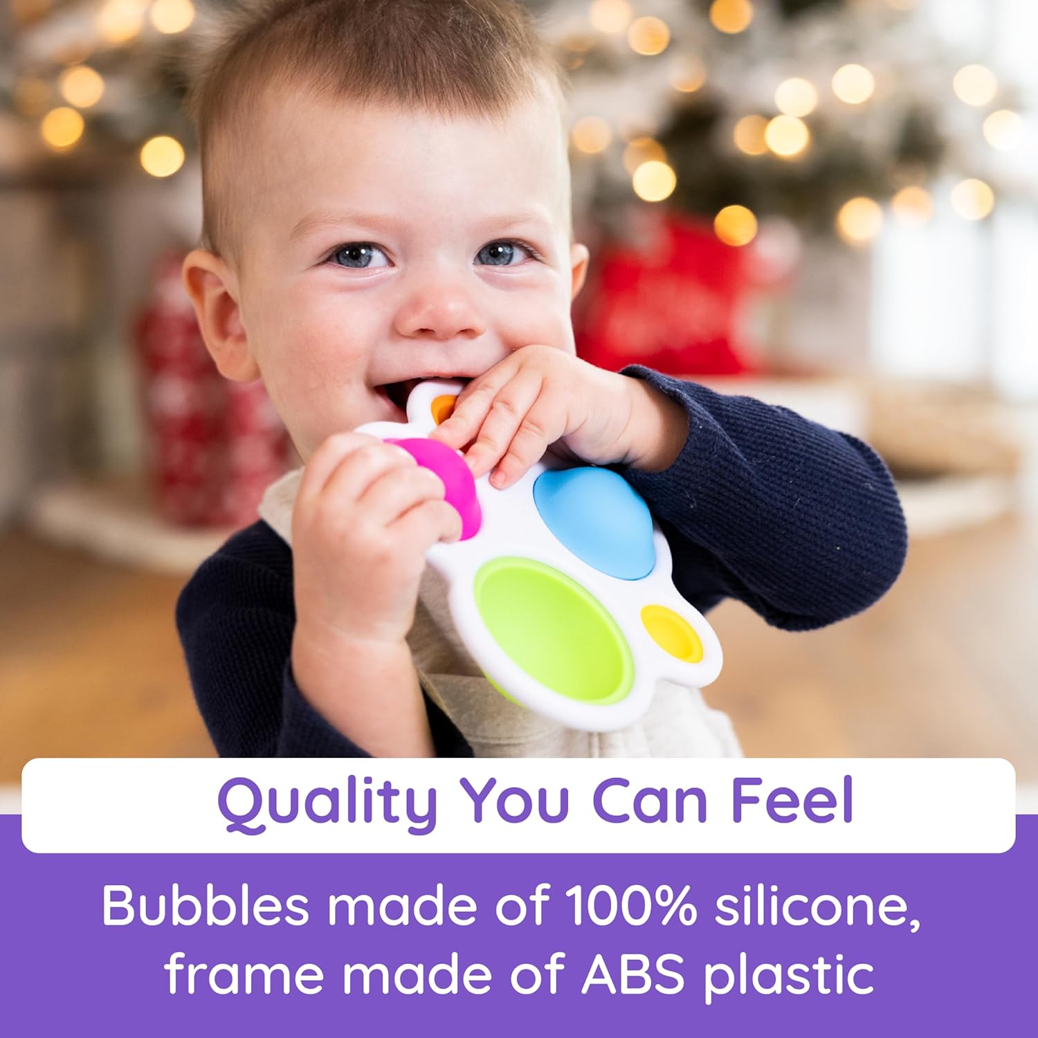 ファットブレイン(Fat Brain Toys) 赤ちゃんおもちゃ 1個 ディンプル 指先知育 【正規品】 FA192-1