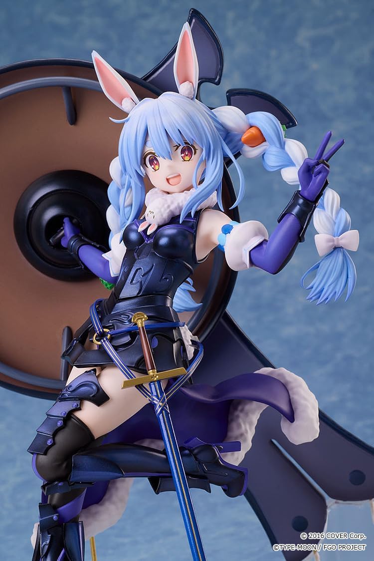 アニプレックス ホロライブプロダクション×Fate/Grand Order:ウサダ ペコラ×シールド/マッシュ キリエライト 1:7スケール PVCフィギュア
