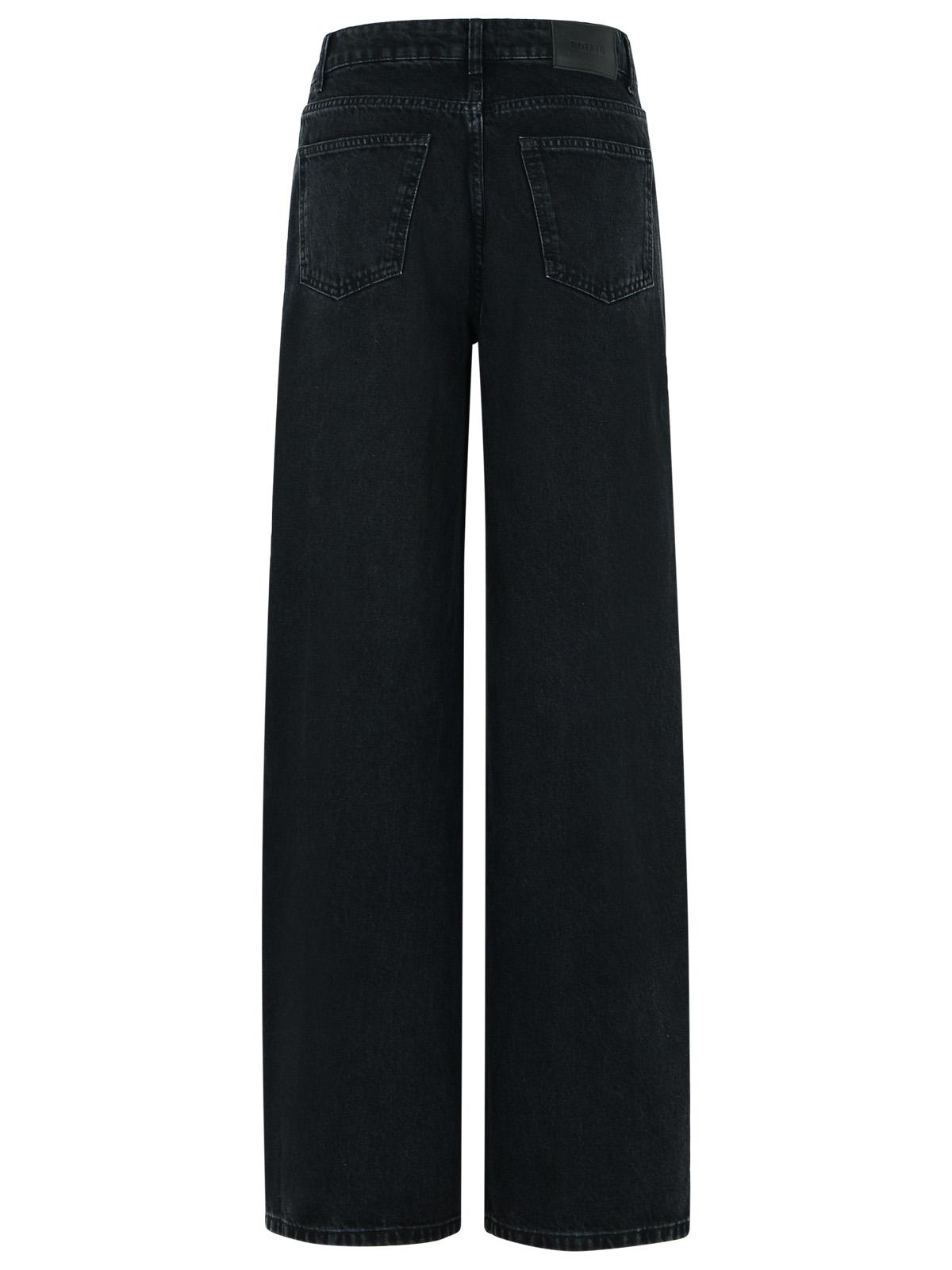 Rotate 「ディジー」ブラックコットンブレンドジーンズを回転させます - Image 4