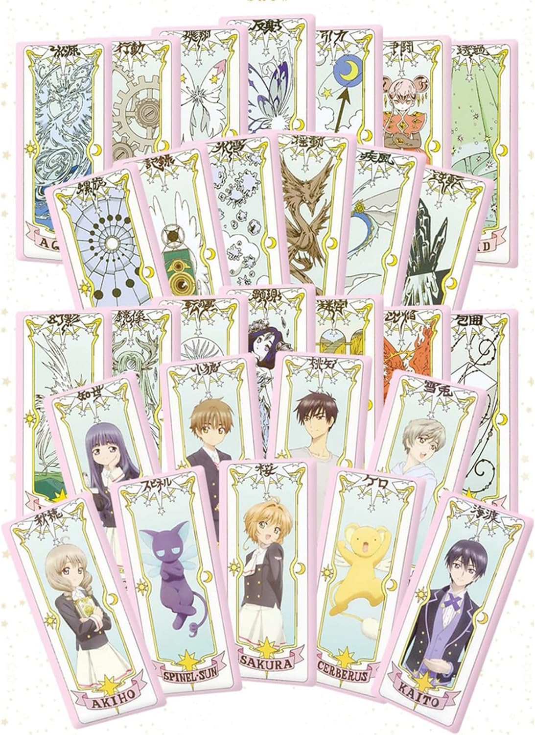 Claw Card, Sakura, Clear, Captor Sakura, Cosplay, Tool, Accessory, Overseas Parallel Import Product, Collection, Tabletop, Tarot, Play, Divination, Birthday, Present, Magical Girl, Pink Color, Sakura