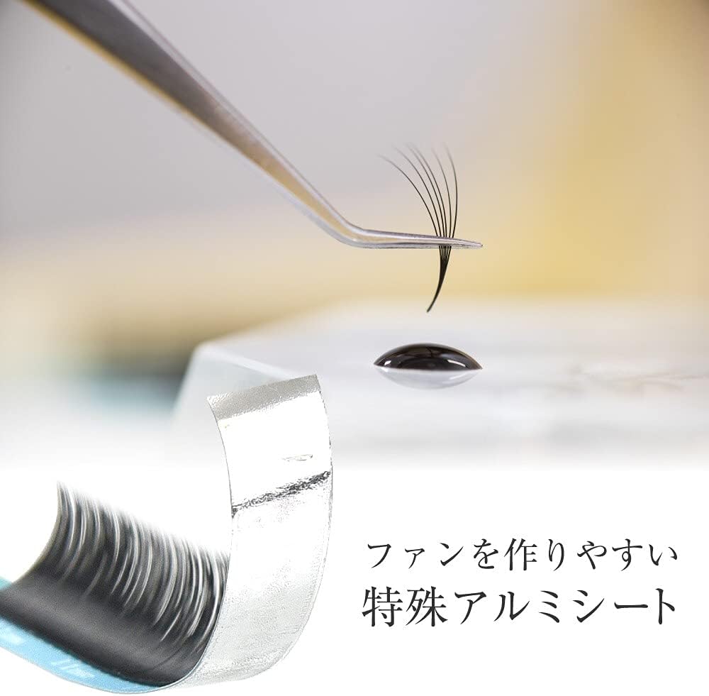 Eyelash Extensions J/C/CC/D Curl Sable Volume 0.07mm 8-13mm (C Curl, 10mm)