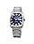 Seiko SNKP23 Men's Wristwatch, Recraft Series, Automatic, blue, Bracelet Type