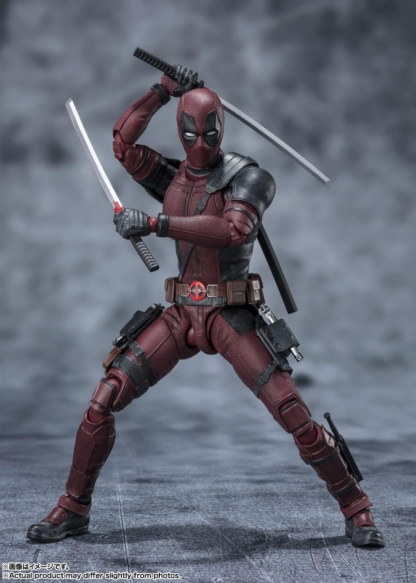 BANDAI SPIRITS S.H. Figuarts Deadpool (DEADPOOL 2), Approx. 6.1 inches (155 mm), ABS & PVC, Pre-painted Action Figure