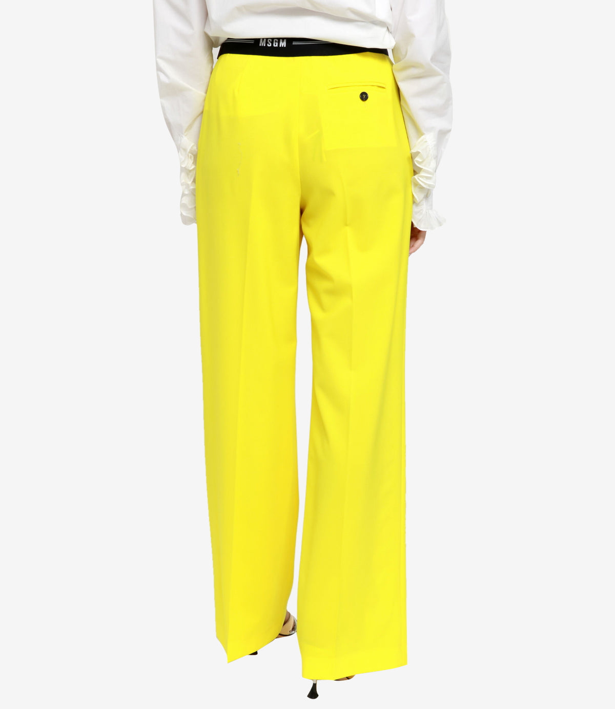 Msgm MSGMズボンは黄色 - Image 4