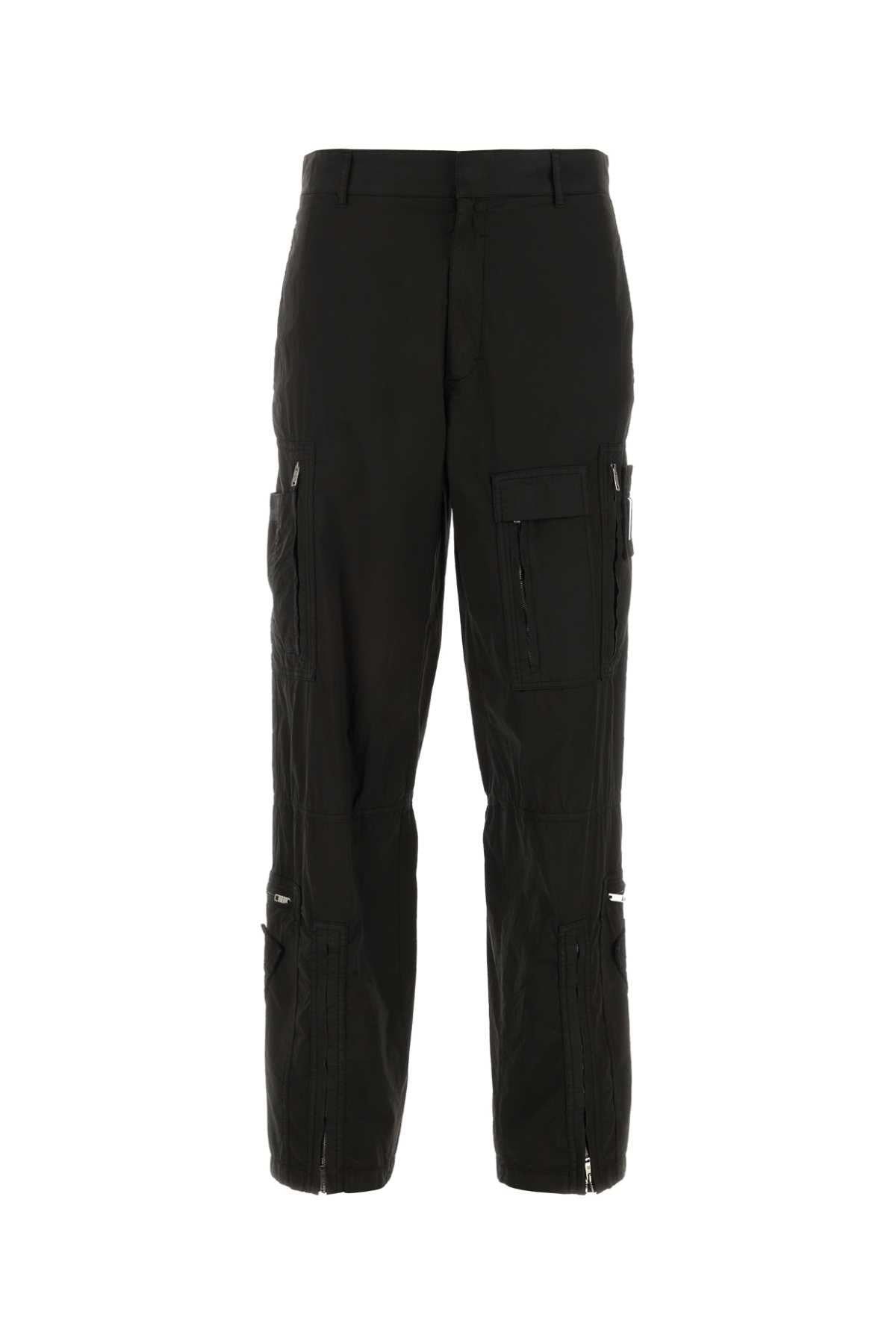 Givenchy Givenchy Black Poplin Cargo Pant - Image 4
