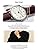 The Stack Authentic Round Classic Men's Women's Wristwatch, Made in Japan, Arabic × silver brown, Belt Type: