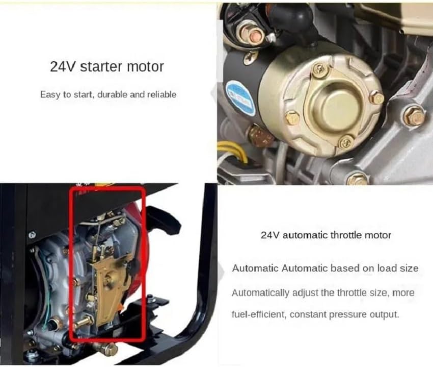 6KW 24V DC Generator 24V Diesel Generator Parking Air Conditioner Diesel Generator