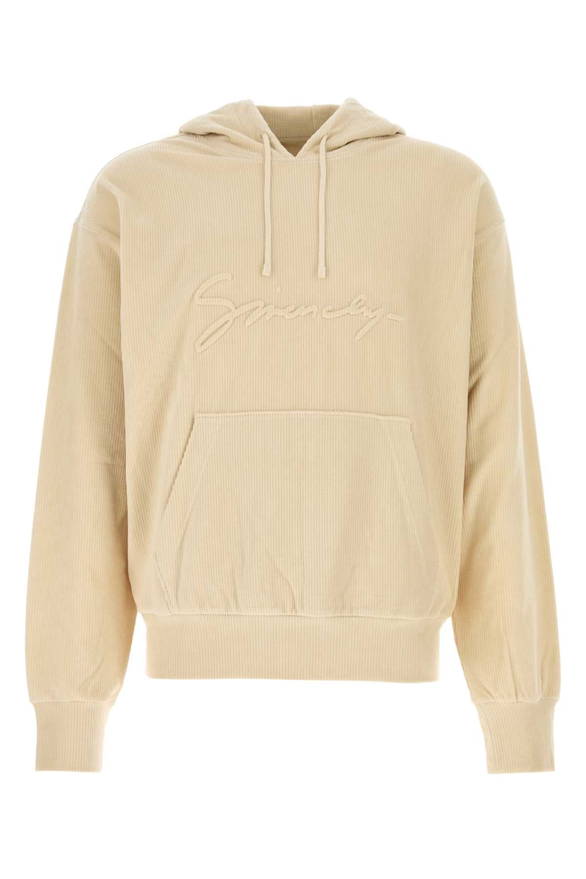 Givenchy Givenchy Cream Stretch Corduroy Sweatshirt - Image 4